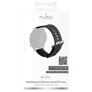 Correa de reloj ICON 22mm Negra PUROUNIVBICON22BLK - Product Image 3