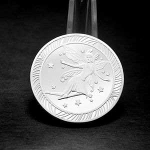 Nouvelle pièce d'or Twinkle the Tooth Fairy un cadeau de la fée des dents Lucky Silver Coin - Product Image 4