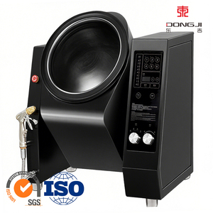 Robot de cuisine électrique intelligent en acier inoxydable, machine à faire sauter automatiquement avec fonction de nettoyage facile pour la restauration - Product Image 3