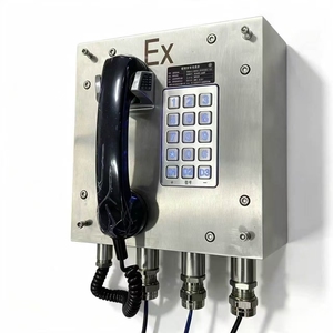 Téléphone SIP <span class=keywords><strong>robuste</strong></span> en acier inoxydable, anti-vandalisme et anti-explosion, pour les centrales électriques, les tunnels, les mines, le secteur maritime et les chantiers de construction. - Product Image 3