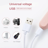 Mini ponceuse à ongles électrique USB haute vitesse perceuse à polir électrique polisseuse à ongles rose