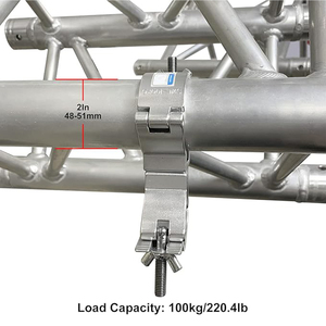 Jinkun 120Pcs sexy nhôm bullone Quadra collare forcella gancio kẹp với bastone và morsetti Tubo flessibile - Product Image 4