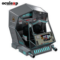 Simulateur de vol VR 2027, simulateur de tir 3D Metaverse, simulateur de montagnes russes, machine de jeu d'arcade, cinéma volant 7D pour aire de jeux intérieure