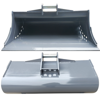 MS03 OEM Godet basculant pour excavatrice, accessoire d'excavatrice personnalisé en usine pour le nettoyage de boue, capacité de 0,1 à 8 m³