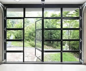 2025 puerta <span class=keywords><strong>de</strong></span> <span class=keywords><strong>garaje</strong></span> seccional <span class=keywords><strong>de</strong></span> vidrio moderna vista completa 10x7 puertas <span class=keywords><strong>de</strong></span> <span class=keywords><strong>garaje</strong></span> plegables superiores deslizantes individuales con precios <span class=keywords><strong>de</strong></span> puerta peatonal - Product Image 1