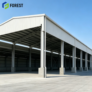Estructura de Acero Galvanizado Resistente a la Corrosión, Tipo H, Almacén Abierto de Rápido Montaje, Material Industrial, Depósito de Tránsito - Product Image 1