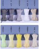 Lacets de sport ovales de 6 mm en gros, personnalisables, semi-plats, écologiques, de haute qualité, certifiés ROHS, en polyester/coton