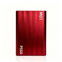 SSD Eksternal Portabel Aluminium Alloy 1TB 2TB USB3.1 Tipe-C Kecepatan Tinggi untuk Penyimpanan Laptop PC