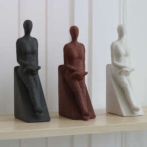 Reposapiés minimalistas nórdicos decoraciones interior sala de estar escultura artículos de decoración del hogar para el interior del hogar - Product Image 6