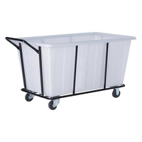 Chariot à linge en plastique 400L à usage commercial et industriel de haute qualité