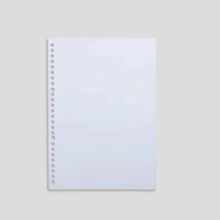 Couverture de carnet à feuilles mobiles personnalisée A4 A5 B5, 60 feuilles, organisateur à spirale, style agenda, journal imprimé