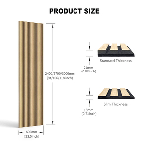 ديكور ثلاثي الأبعاد ، مع تصنيف مقاوم للحريق ، تصميم داخلي بتشطيب بلوط أسود طبيعي - Product Image 2