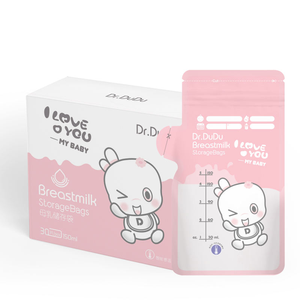 Bolsa para Almacenamiento de Leche Materna Dr.<span class=keywords><strong>DuDu</strong></span>, Libre de BPA, Preesterilizada, con Doble Cierre, Bolsa Vertical, Material Congelable Esterilizado, PET+<span class=keywords><strong>PE</strong></span> - Product Image 2