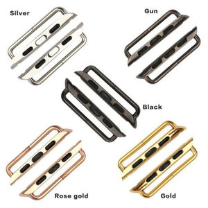 Adaptateur pour bracelet en acier inoxydable, connexion d'adaptateur pour Apple Watch Iwatch, connecteur de bracelet de <span class=keywords><strong>montre</strong></span> - Product Image 1