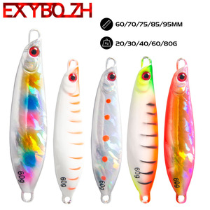 Señuelo de Pesca en Forma de S, 60g, Señuelo Biónico para Pesca en Mar, Cebo de Fondo, Señuelo de Metal para Pesca en Agua Salada, Lanzamiento Largo - Product Image 2