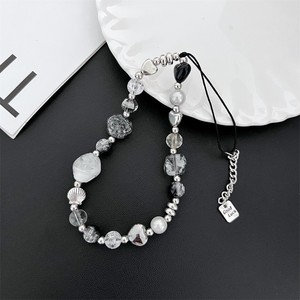 Чехол для мобильного телефона, ремешок, сумка-брелок, аксессуары для телефона, подвеска, Милая цепочка с бабочкой, вышитая бисером - Product Image 6