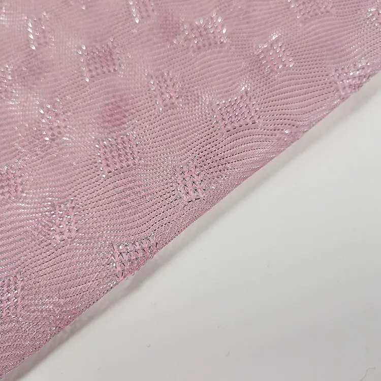 Üretim yapmak sipariş için yeni parlak polyester altın yıldız glitter örgü kumaş