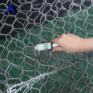 Bán buôn bán hàng trực tiếp cấu trúc mạnh mẽ dệt đá lồng Net cho tường vườn và bảo vệ đường thủy - Product Image 2