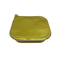 Gobelets et couvercles en aluminium stérilisables à haute température, jetables, écologiques, de qualité alimentaire, 250g, pour poudings et desserts