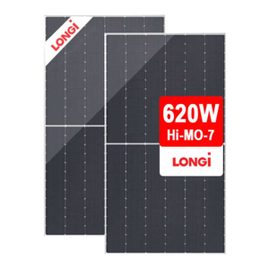LR7-72HGD Hi-MO7 longi ยาว585-620ม. เอาต์พุตสูง590W 610W 615วัตต์โมดูล PV แบบสองหน้าสำหรับการค้า - Product Image 1