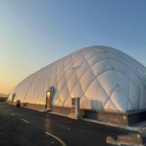 Dôme sportif à structure membranaire à grande portée pour terrains de tennis, matériau PVC, design contemporain, installation facile - Product Image 3