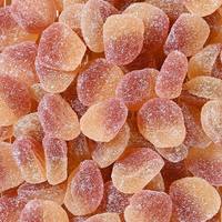 Mini ijscoupes gummy snoep bruine suikervrije cacao zoute kauwgomstukjes fabriek groothandel bulk levering supermarkt snack zak