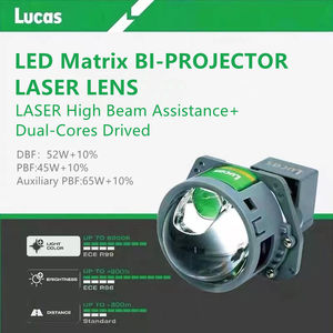 द्वि एलईडी प्रोजेक्टर लेंस हेडलाइट 6000K 65W लेजर उच्च बीम सहायता दोहरे कोर - Product Image 3