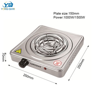 YONGQIAN <span class=keywords><strong>plaque</strong></span> chauffante en acier inoxydable bobine unique brûleur électrique cuisinière maison cuisine cuisinière <span class=keywords><strong>plaque</strong></span> chauffante - Product Image 6