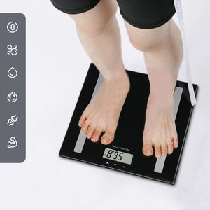 Báscula Electrónica Digital para Medir <span class=keywords><strong>Grasa</strong></span> <span class=keywords><strong>Corporal</strong></span>, Báscula Personal para Pesar el Cuerpo Humano, Báscula de Baño - Product Image 2