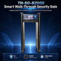 Portique détecteur de métaux à 8 zones pour aéroports et écoles, scanner de sécurité TN-SG-B200II