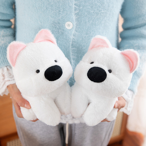 Peluche Westie all'ingrosso <span class=keywords><strong>per</strong></span> sala giochi, Cane di peluche personalizzato <span class=keywords><strong>per</strong></span> Claw Machine, Cuscino premio morbido a forma di White Terrier - Product Image 6