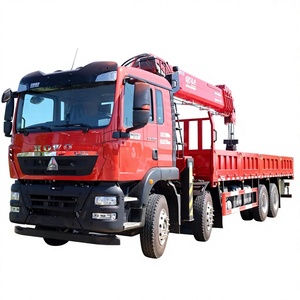 Nouvelle <span class=keywords><strong>grue</strong></span> à flèche télescopique HOWO 8x4 de 20 tonnes, hauteur de levage de 23,2 m, plateau de chargement de 8,5 m, à vendre - Product Image 1