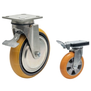 Roue pivotante robuste pour chariot industriel S-S 3 4 5 6 8 pouces – Offre <span class=keywords><strong>Flash</strong></span> - Product Image 1