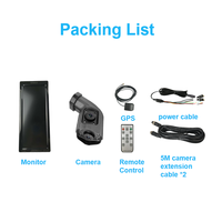 Monitor de autobús de 12,3 pulgadas, espejo lateral para camión, sistema de cámara de monitoreo de punto ciego BSD
