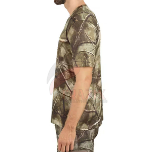 Camiseta de Caza para Hombre, Transpirable, 100% Poliéster, Manga Corta, Cuello Redondo, Secado Rápido, con Logotipo Personalizado - Product Image 5