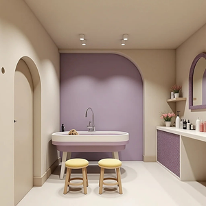 Exhibición <span class=keywords><strong>de</strong></span> Productos Suplementarios en Niveles con Iluminación <span class=keywords><strong>de</strong></span> Riel para Tiendas Minoristas <span class=keywords><strong>de</strong></span> Estilo Boutique Creativo con Temática <span class=keywords><strong>de</strong></span> Mascotas, Estilo Suave y Delicado - Product Image 4