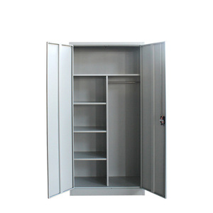Armoire métallique moderne à 2 portes pour personnel <span class=keywords><strong>de</strong></span> bureau, écoles et gymnases – <span class=keywords><strong>Rangement</strong></span> <span class=keywords><strong>de</strong></span> chambre, placard, <span class=keywords><strong>casier</strong></span> - Product Image 1