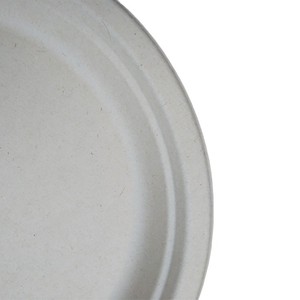 Plato Redondo Ecológico Desechable de 7 Pulgadas, Biodegradable, Hecho de Bagazo, para Servir Aperitivos y Guarniciones en Fiestas - Product Image 6
