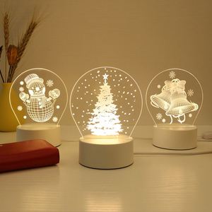 Base de Luz Nocturna LED 3D de Acrílico Personalizada, la Más Vendida al por Mayor, Regalos de Navidad y Festivos - Product Image 6
