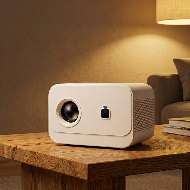 Veacine A11 Mini Projector with WiFi Bluetooth Portable Projector with 720P Auto Focus Smart Projector for Home Bedroom Outdoor