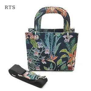 ready to ship jacquard flower tote bag latest luxury designer bags 2023 women fashion girls handbags famous brands ladies tote