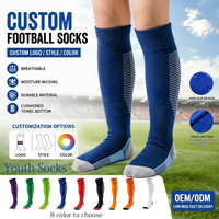 Chaussettes de sport tricotées antidérapantes pour jeunes enfants, respirantes, absorbant la transpiration, séchage rapide, style football/cyclisme, numériques, vente en gros