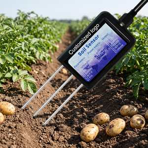 Máy phân tích đất cầm tay HONDETCH RD-SMT-R giá rẻ, độ phân giải nhiệt độ 0.1, độ ẩm 0-100% RH, 2 cảm biến, giao tiếp RS485, ứng dụng nhà kính - Product Image 6