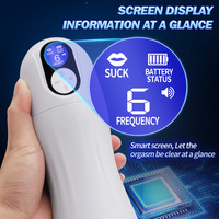 Produit sexuel électrique intelligent à commande vocale, vagin vibrant chauffant à aspiration automatique pour hommes, vente chaude