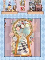 Alice's Tea Party Diary DIY Kit de montage 3D en bois fait main, modèle de support de livre, scène miniature de cabane, jouet, cadeau, à partir de 14 ans