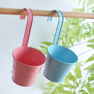 Supporti per vasi <span class=keywords><strong>da</strong></span> fiori <span class=keywords><strong>in</strong></span> metallo staccabili P59 per recinzioni <span class=keywords><strong>da</strong></span> giardino, ringhiere e fioriere a secchiello <span class=keywords><strong>da</strong></span> appendere per balconi - Product Image 3