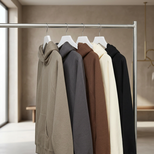Sudadera con Capucha de Alta Calidad, Estilo Vintage, para Invierno, 360 GSM, 100% Algodón, Forro Polar Grueso, Bolsillos Resistentes al Agua, Talla Grande - Product Image 3