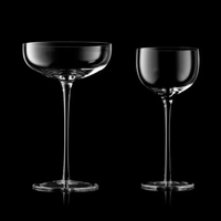 Vente en gros, offre spéciale, verres à vin élégants en cristal avec longue tige, champagne, tasses à dessert, bière, martini, verres coupés en cristal