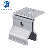 Accessoires solaires, support solaire en aluminium ZhiBoDa, fixation de panneau en aluminium pour l'installation photovoltaïque
