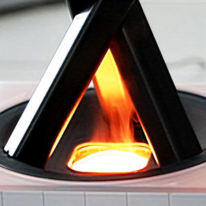 Humidificador ultrasónico eléctrico USB Smooth YX-2761 Square Campfire de 0.5L con diseño de vetas de madera para uso en el hogar y la oficina - Product Image 1